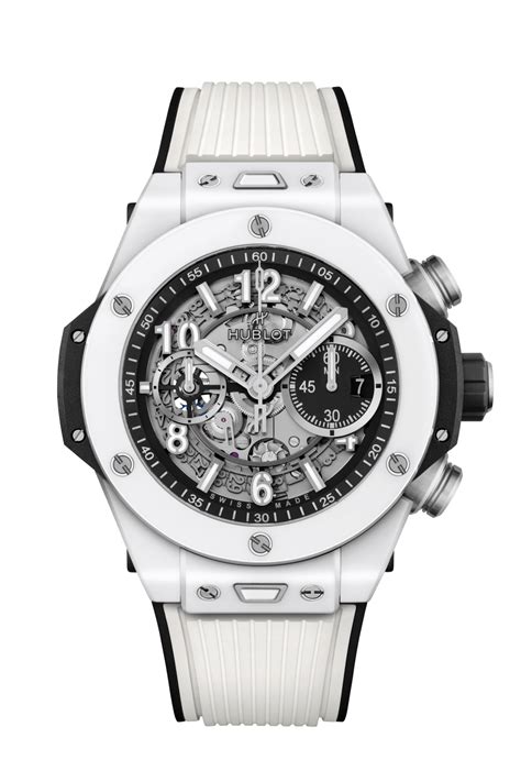 hublot uhren werbeanzeigen mitv weißem hintergrund|Big Bang Unico White Ceramic 44 mm .